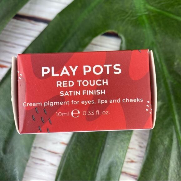 Jecca Blac Play Pots Red Touch Satin Finish Cream Pigment For Eyes Lips Cheeks - Picture 5 of 7